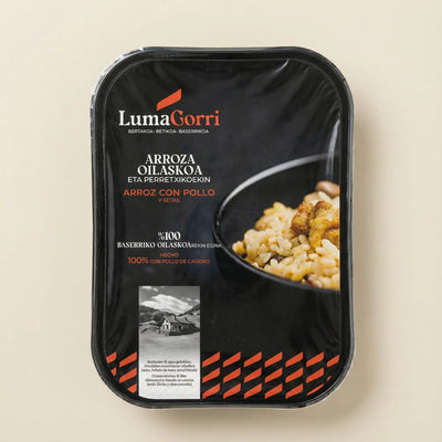 Arroz con pollo y setas Lumagorri 300 g listo para calentar