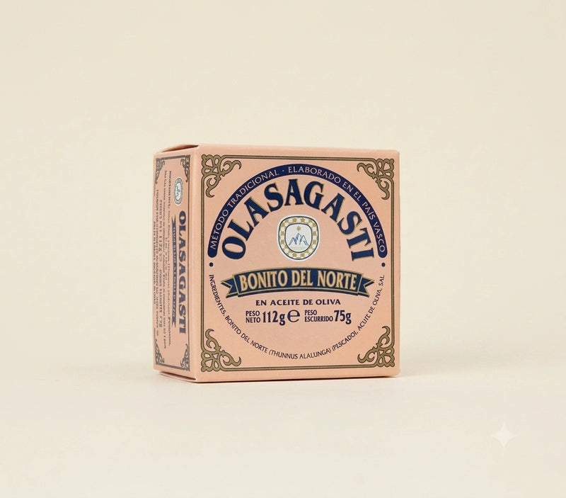 Tronco de Bonito del Norte en Aceite de Oliva Olasagasti 112 g