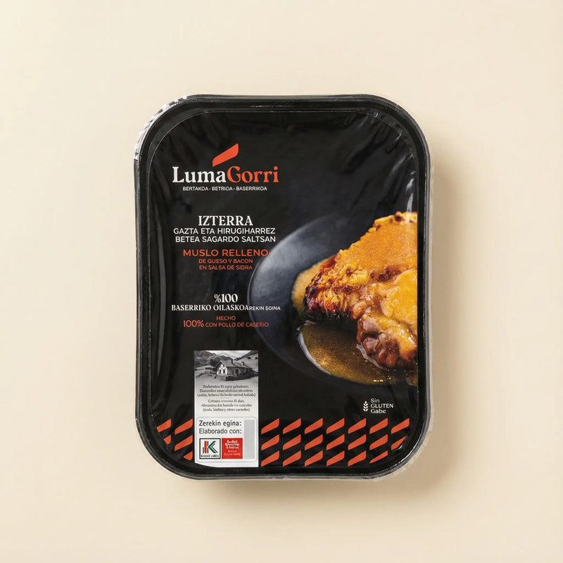 Muslo de pollo relleno Lumagorri 300 g jugoso y sabroso
