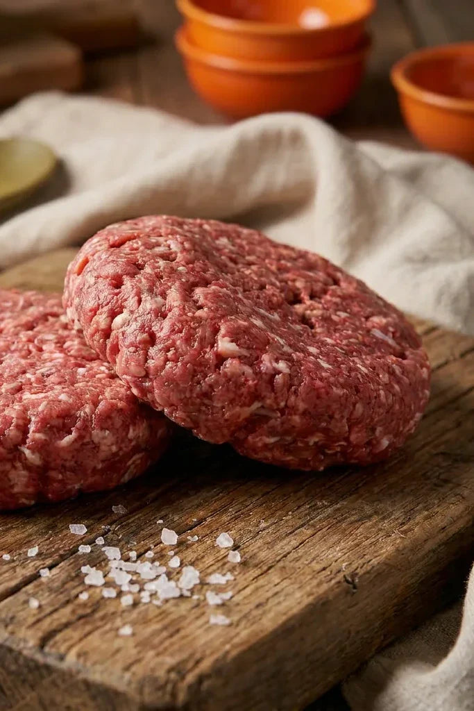 BURGER / HAMBURGUESA DE TERNERA DE CALIDAD SUPERIOR DIRECTAMENTE DE NAVARRA
