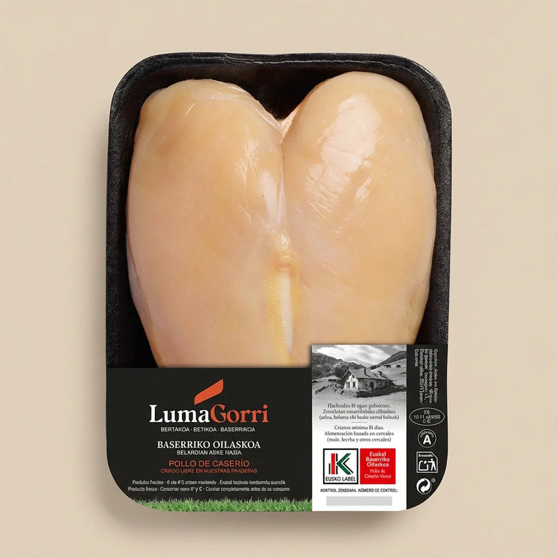 Pechuga de pollo caserío Lumagorri Eusko Label