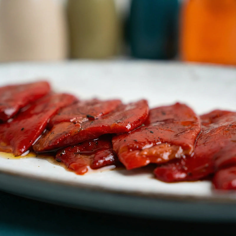 Pimiento del piquillo con sabor dulce y textura tierna