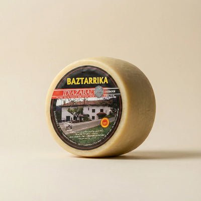 Queso Idiazabal DOP Baztarrika artesanal de leche cruda de oveja latxa