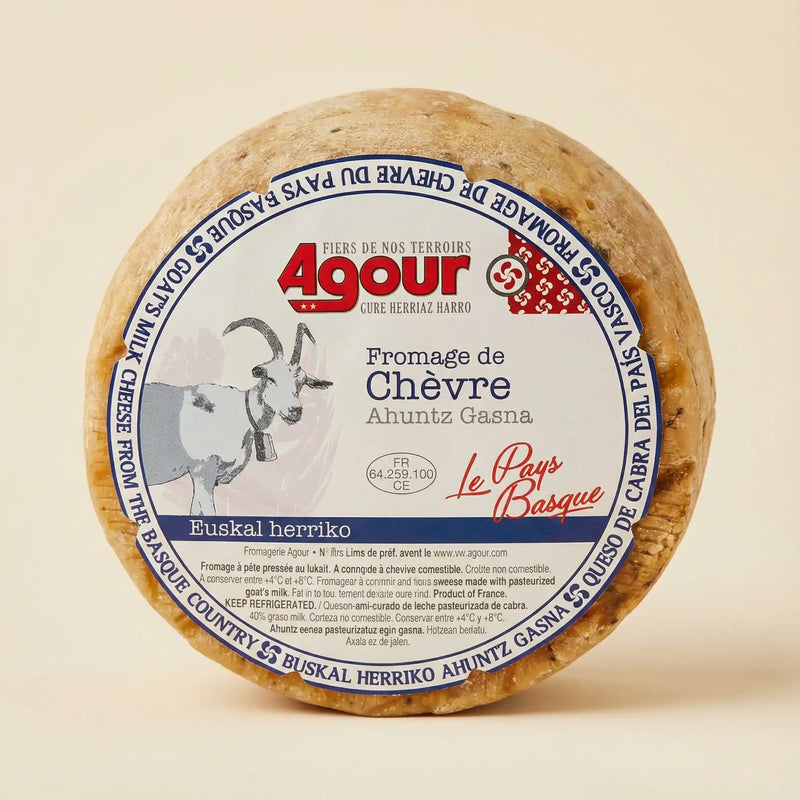 Queso de cabra Agour artesanal 2,6 kg con sabor intenso