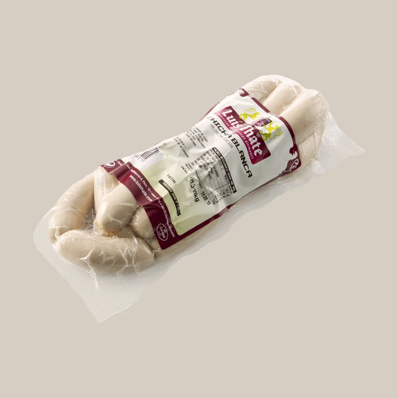 Salchicha blanca de cóctel Thate 400 g de sabor suave y textura jugosa