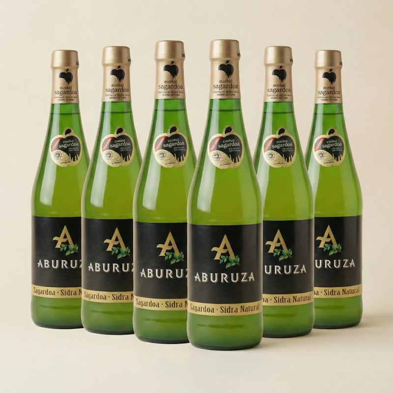 Sidra Aburuza premium pack 6 D.O. Euskal Sagardoa