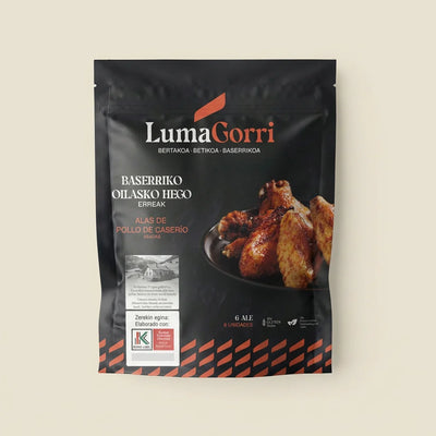 Alas de pollo preasadas Lumagorri Eusko Label tiernas y sabrosas