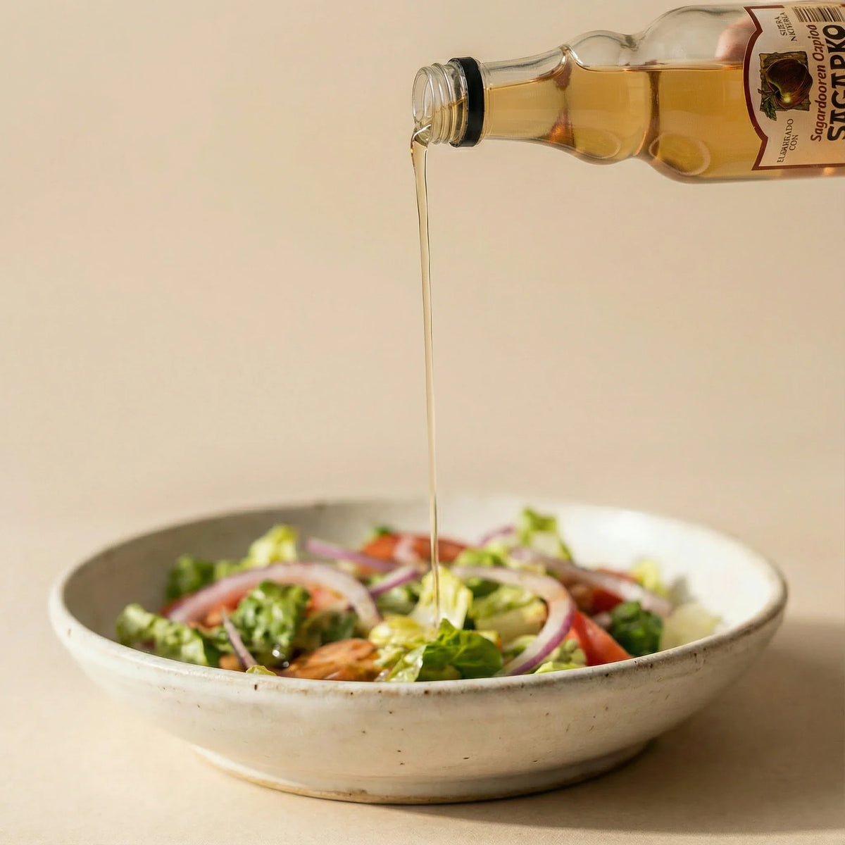 Vinagre de sidra Isastegi con fermentación natural lenta y sabor equilibrado