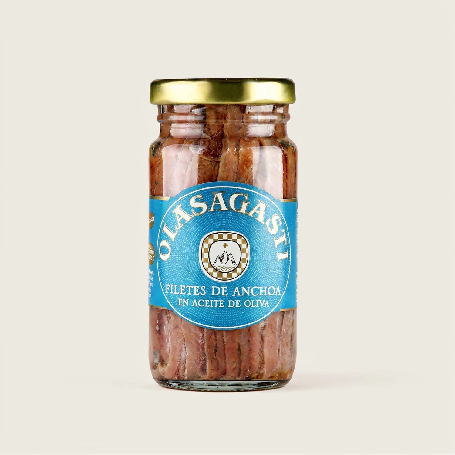 Anchoas del Cantábrico en aceite de oliva 90 g Olasagasti