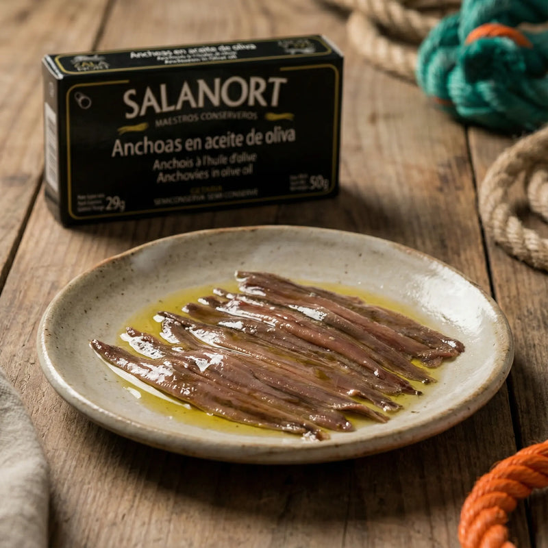 Anchoas en aceite de oliva perfectas para recetas gourmet