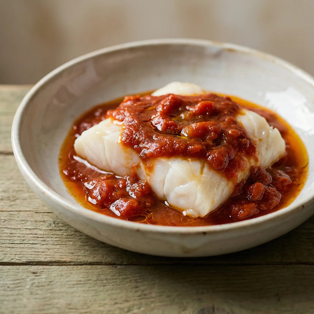 Tomate navarro con pimiento elaborado con ingredientes seleccionados