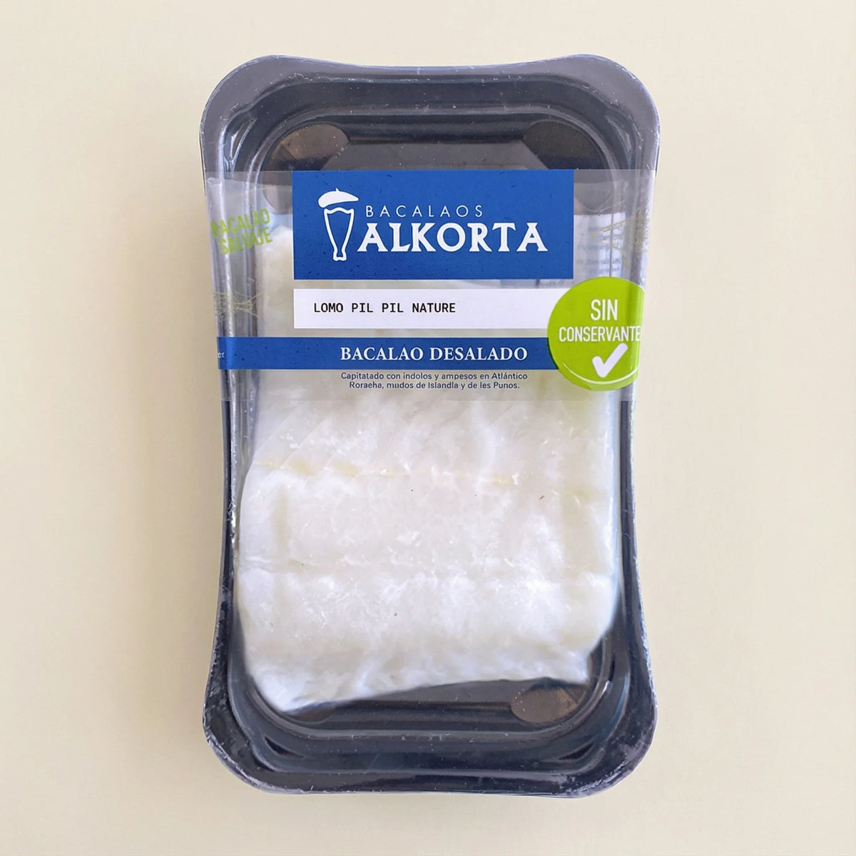 Bacalao desalado especial para pil-pil Alkorta con gelatina natural