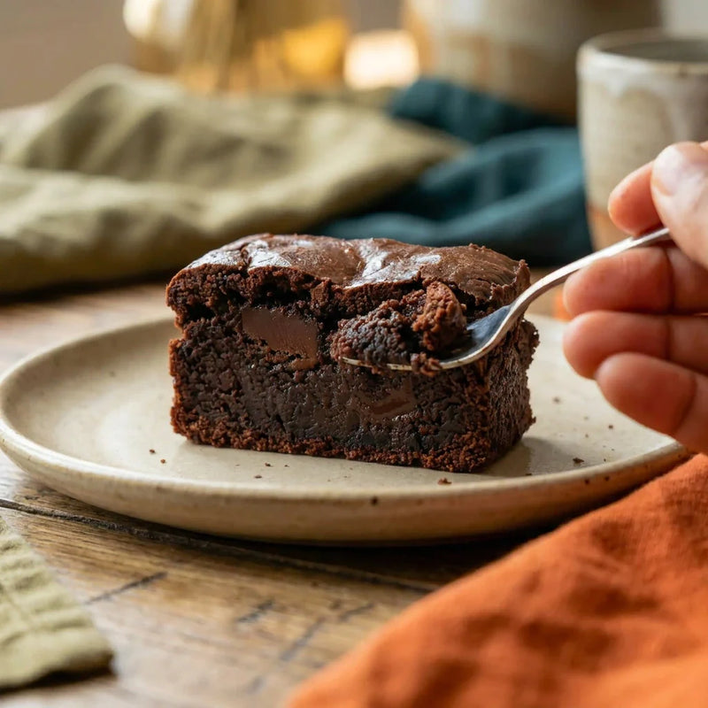 Brownie de chocolate perfecto para disfrutar en sobremesa
