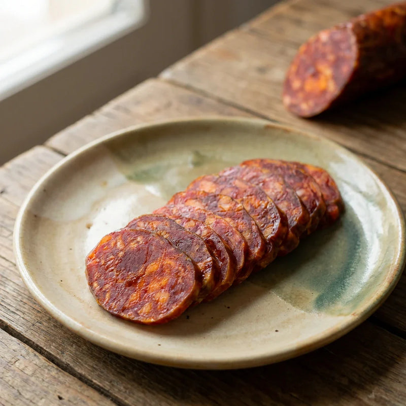 Chorizo ibérico perfecto para degustación gourmet