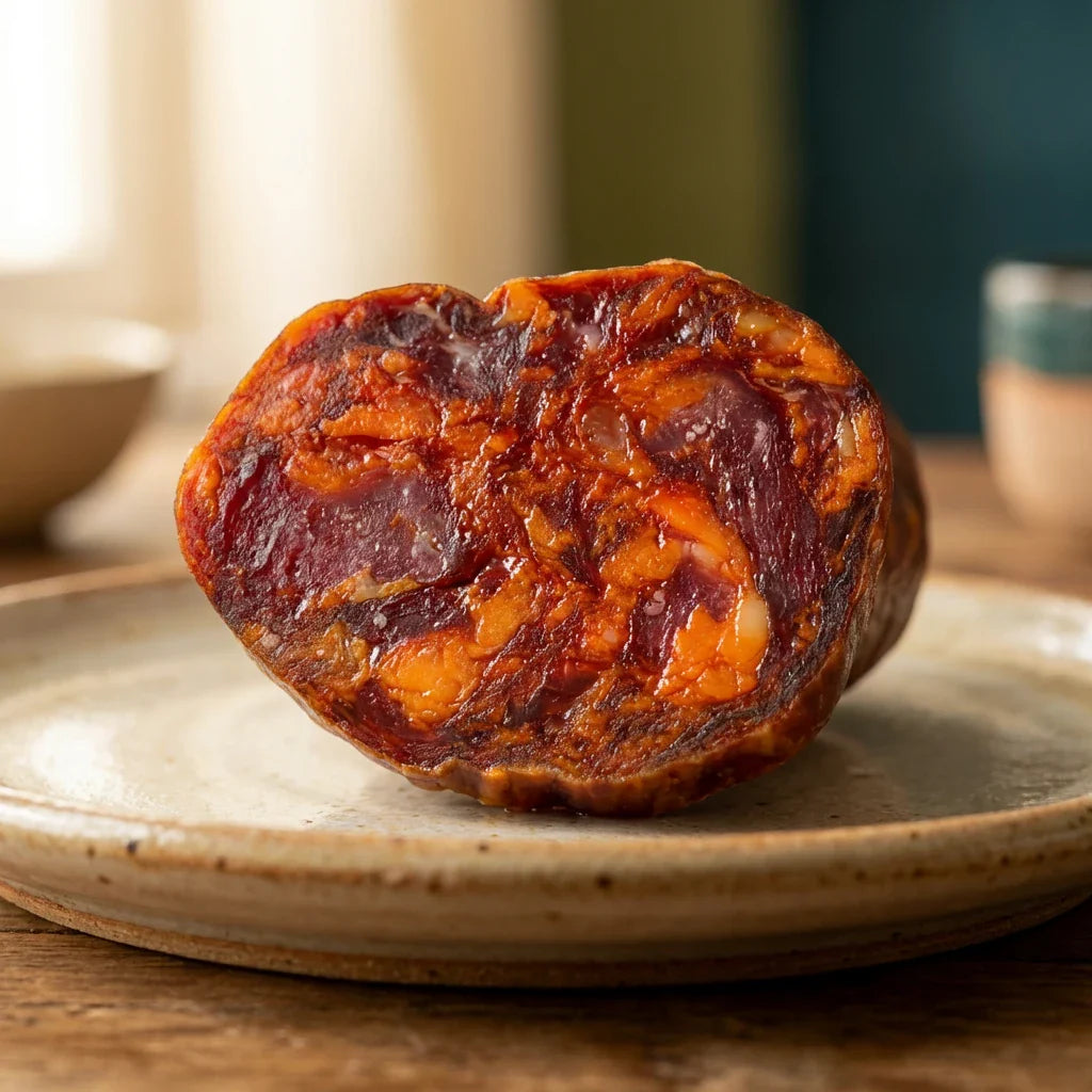 Chorizo curado con carne seleccionada y textura firme