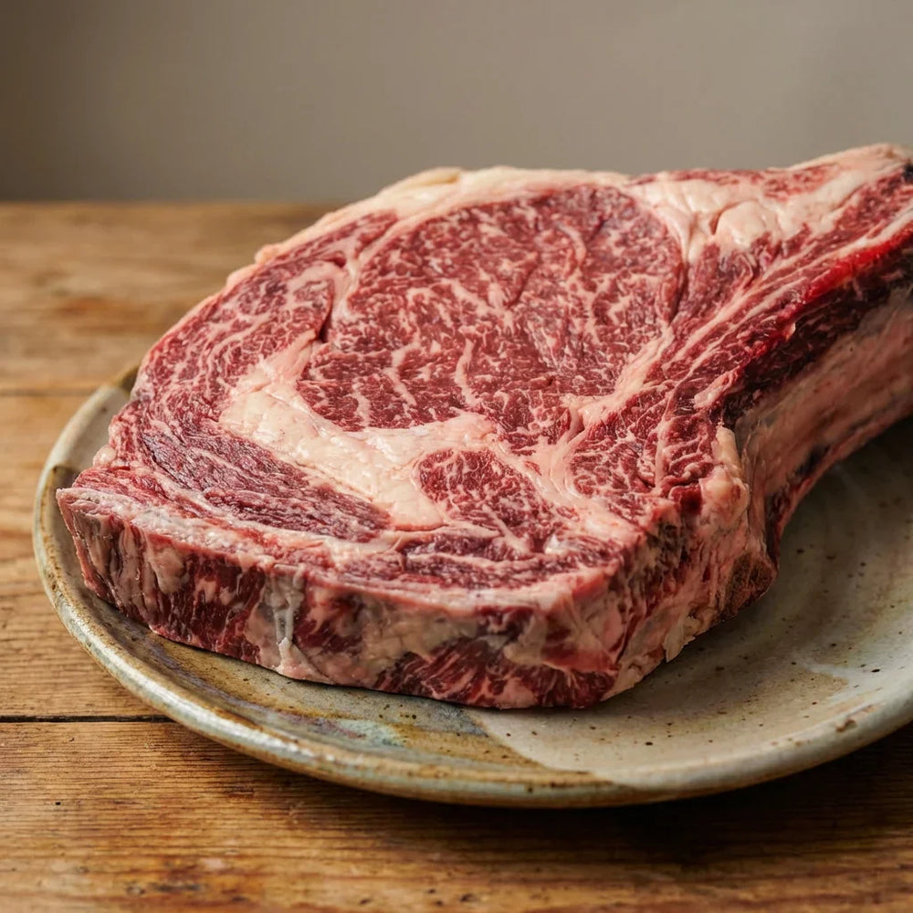 Chuletón de vaca perfecto para comidas especiales gourmet