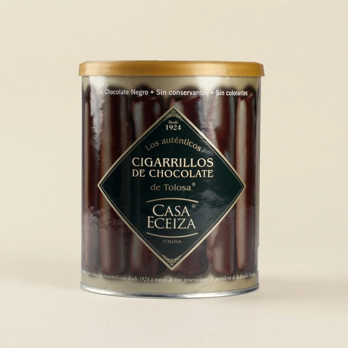 Cigarrillos de Tolosa con chocolate Casa Eceiza 200 g