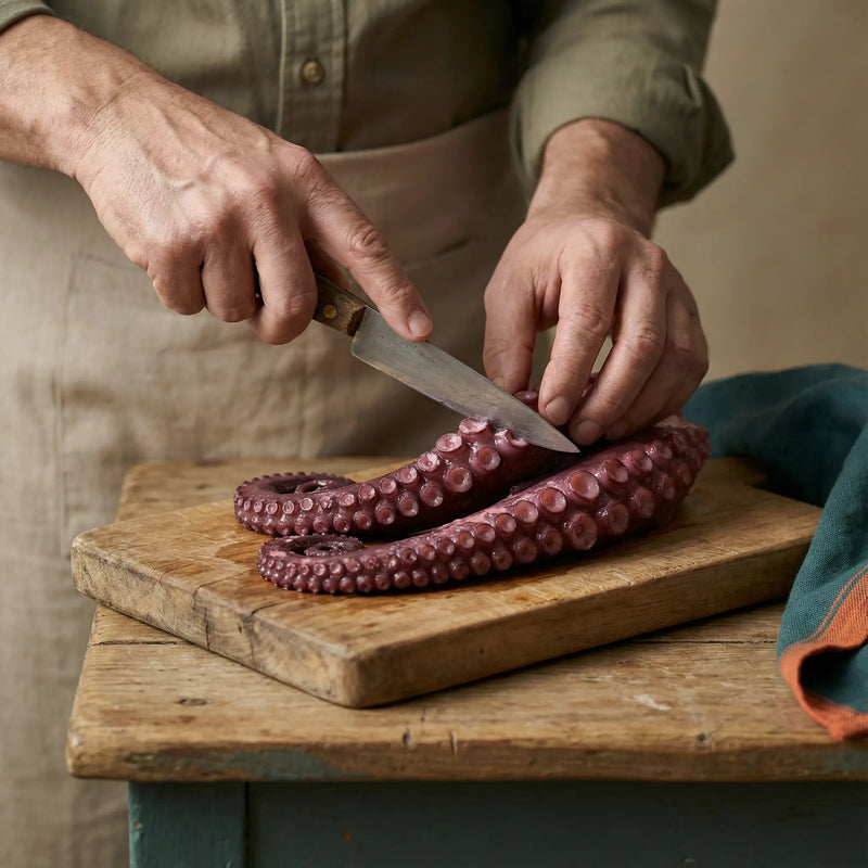 Pulpo del Cantábrico con textura tierna y sabor auténtico