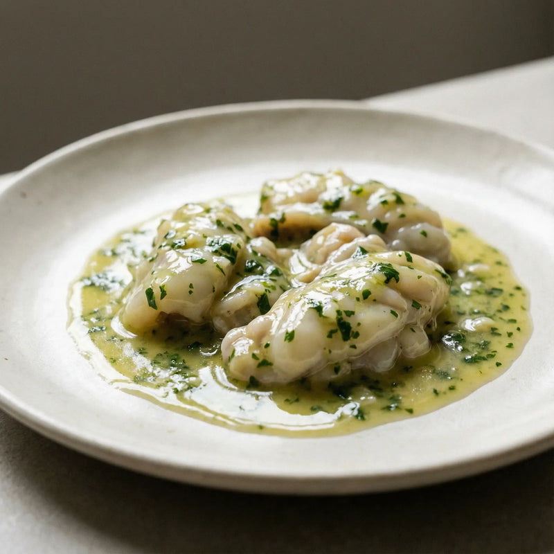Cocochas de bacalao del Cantábrico Alkorta con sabor intenso y meloso