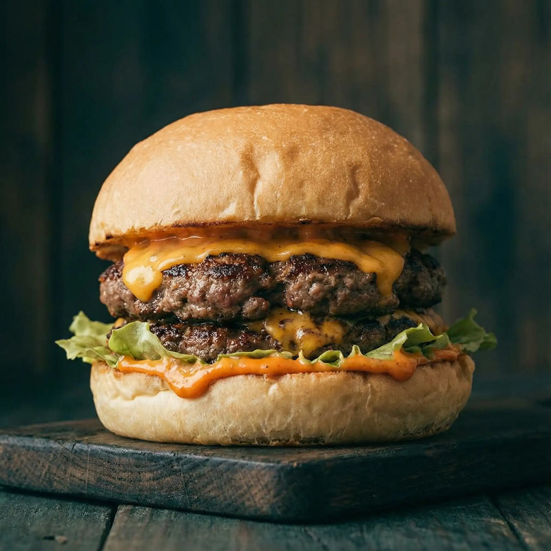 Hamburguesa de vaca perfecta para recetas caseras de calidad