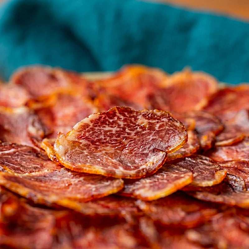 Lomo ibérico ideal para tapas y aperitivos gourmet