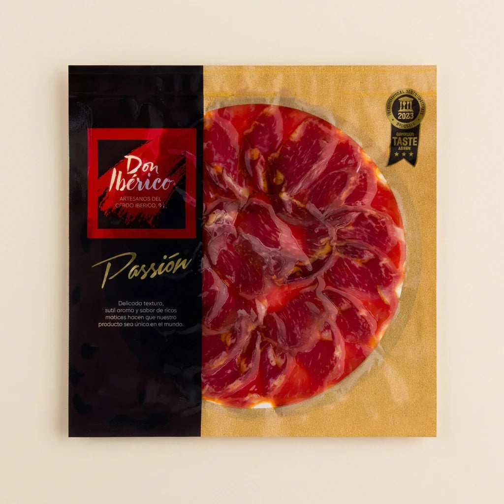 Lomo de bellota 100% ibérico loncheado listo para consumir