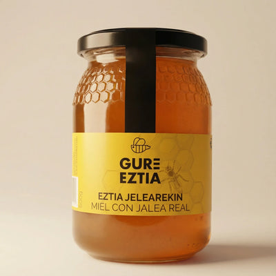 Miel con jalea real Gure Eztia natural y nutritiva