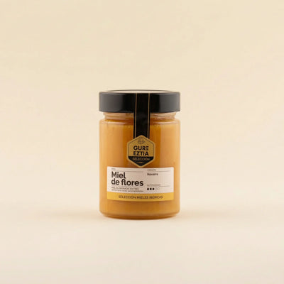 Miel de flores Gure Eztia natural con sabor suave y floral
