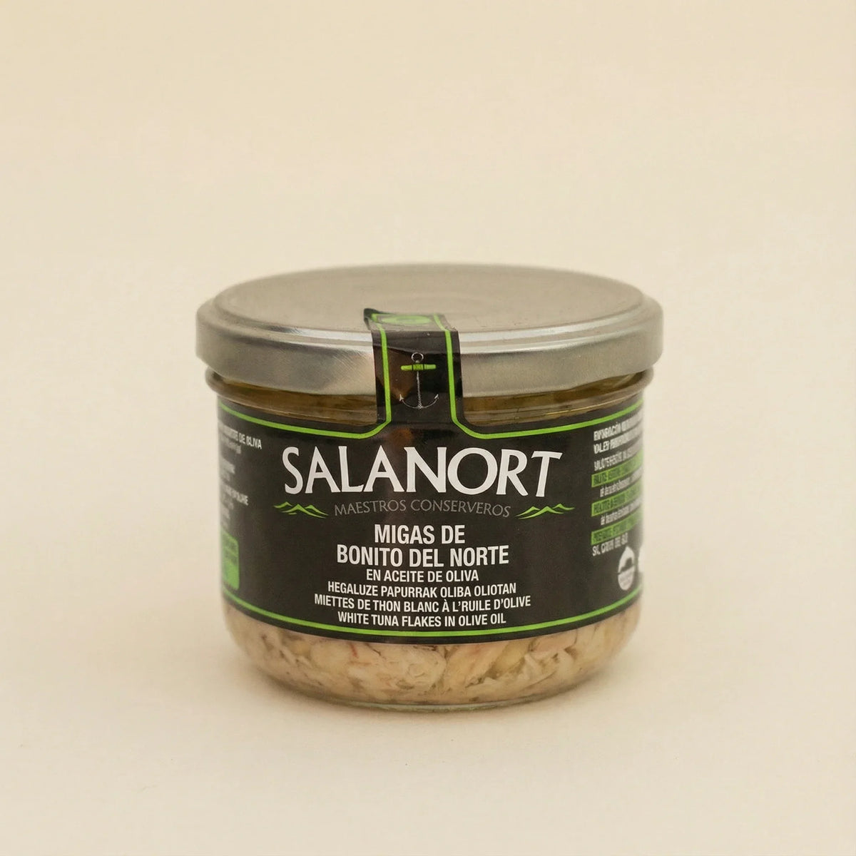 Migas de bonito del norte en aceite de oliva 230 g Salanort