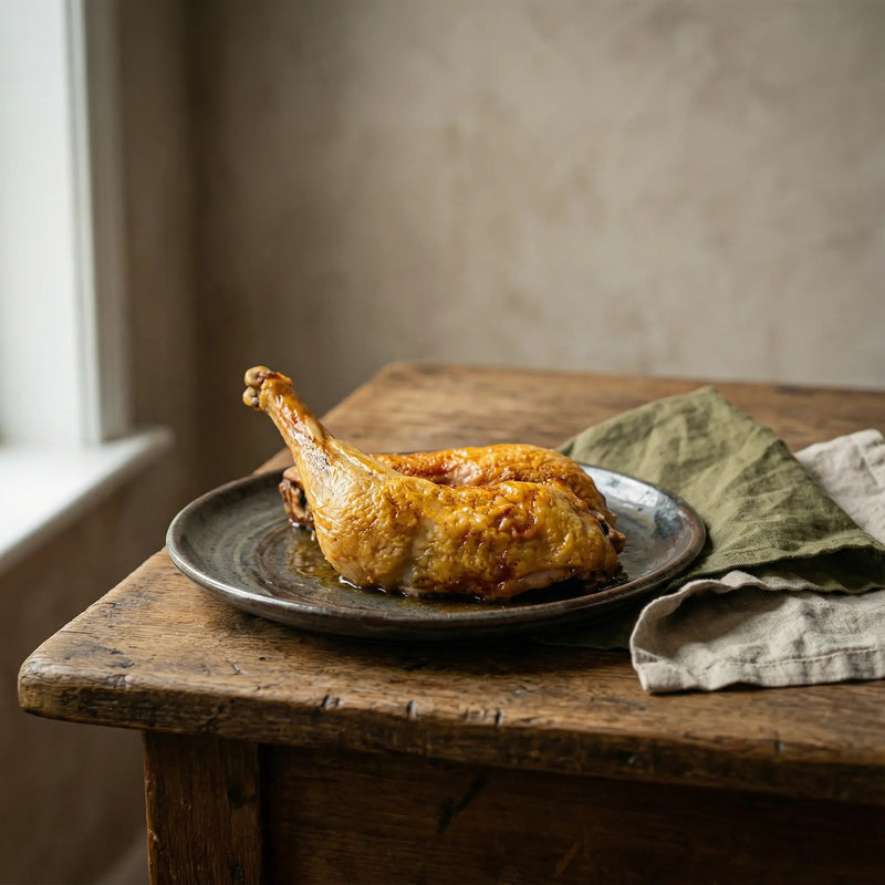 Pollo de caserío Lumagorri con certificación Eusko Label y gran sabor