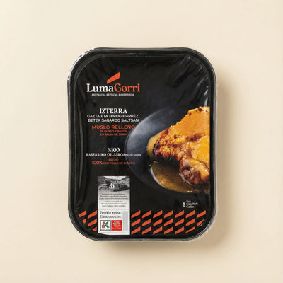 Muslo de pollo relleno Lumagorri 300 g jugoso y sabroso