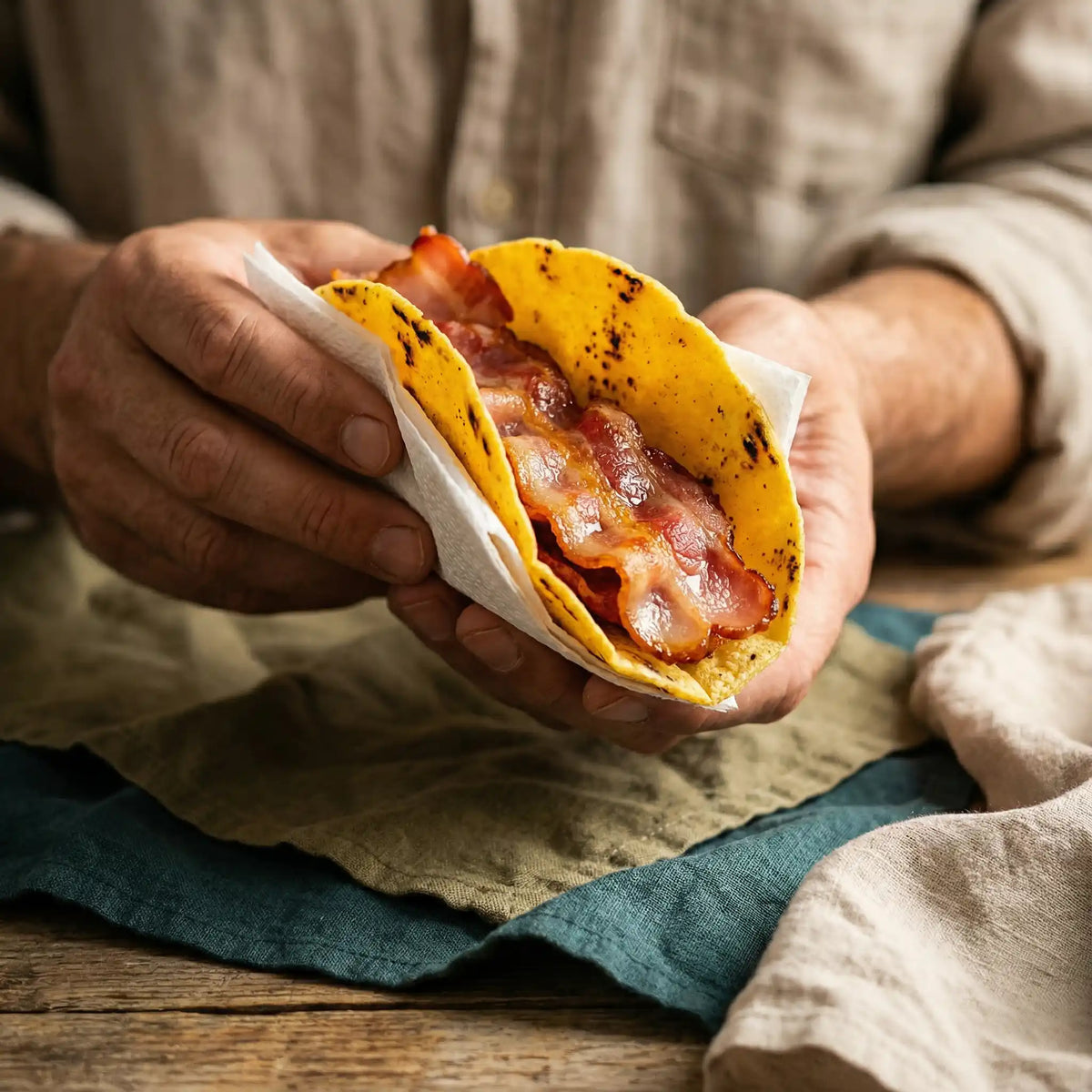 Panceta de cerdo con textura jugosa y corte tradicional