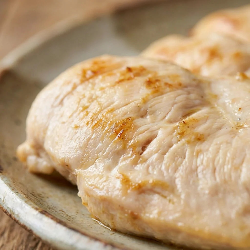 Pollo de caserío jugoso y bajo en grasa