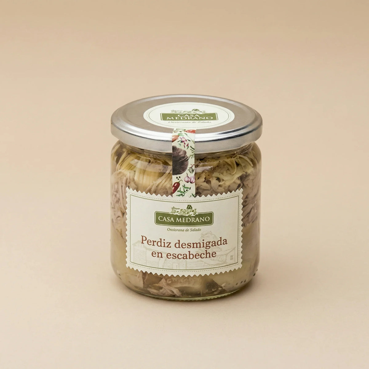Perdiz desmigada en escabeche Casa Medrano 330 g