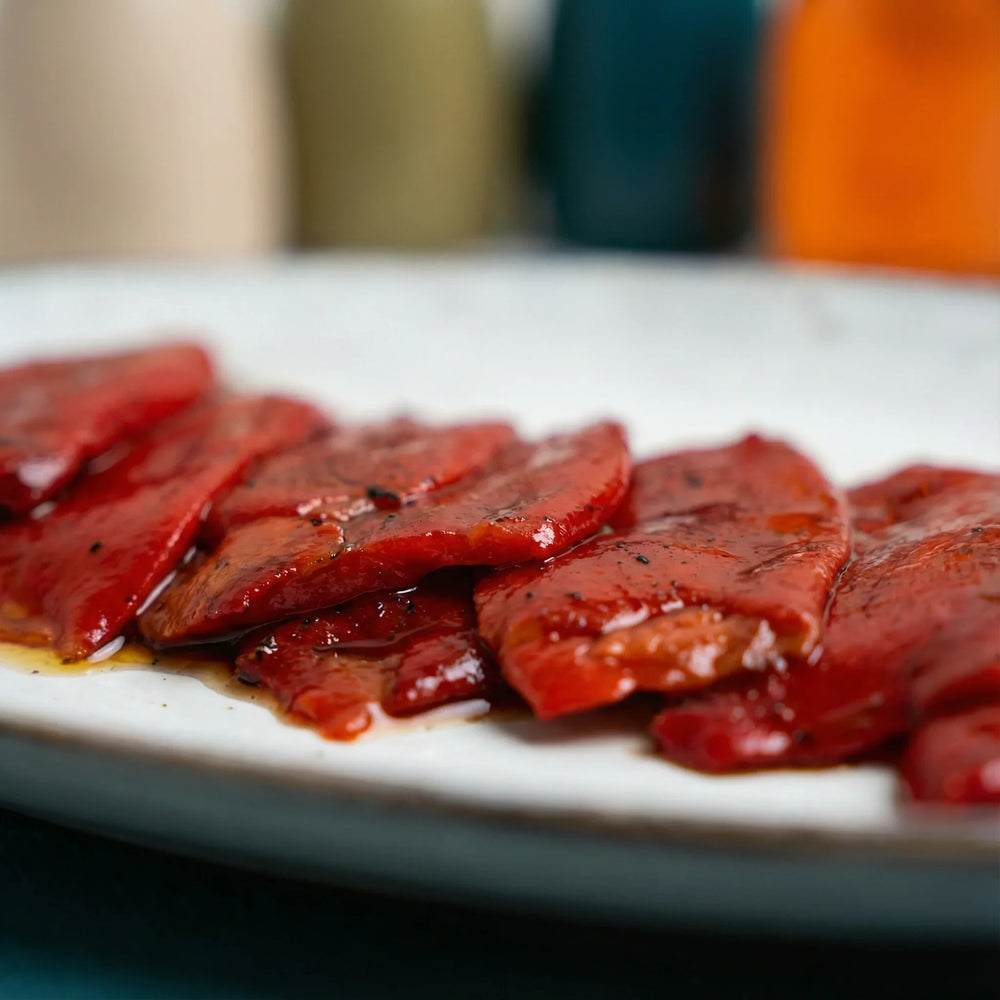 Pimiento del piquillo con sabor dulce y textura tierna