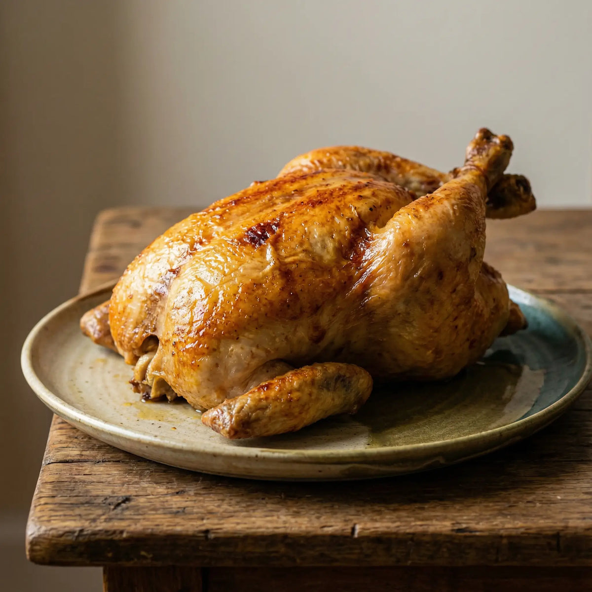 Pollo de caserío Eusko Label con piel crujiente y carne tierna