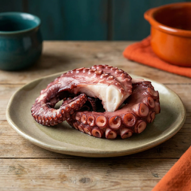 Pulpo cocido ideal para tapas y platos fríos gourmet