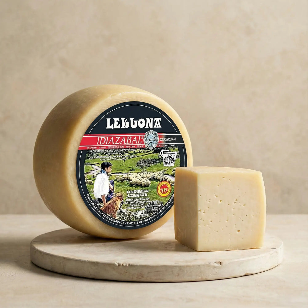 Queso Idiazabal ideal para tablas premium y maridajes con vino