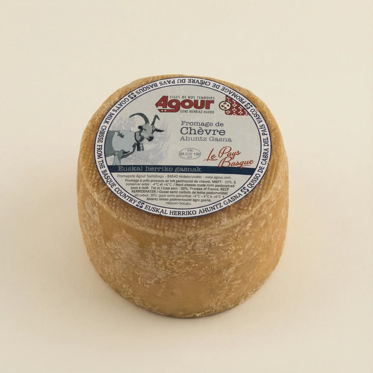 Queso de cabra Petit Agour 750 g con sabor intenso y firme