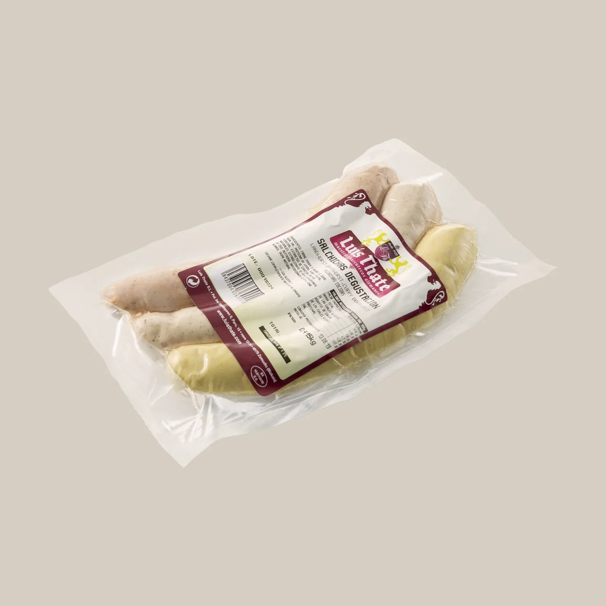 Salchicha degustación Thate 400 g tierna jugosa y de calidad artesana