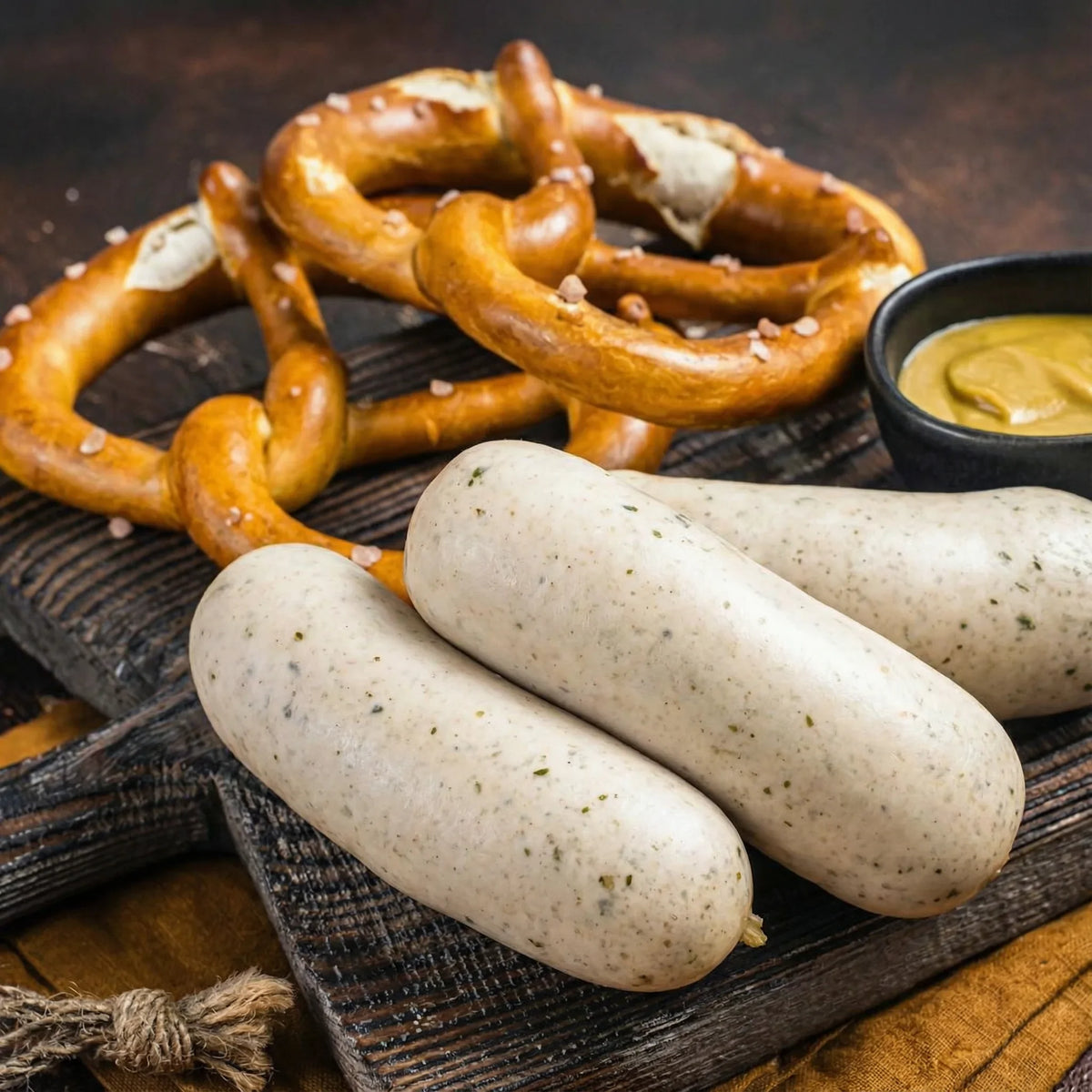 Salchicha blanca Thate ideal para aperitivos celebraciones y picoteo