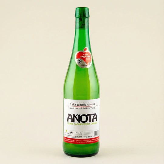 Sidra natural Añota D.O. Euskal Sagardoa fresca y equilibrada