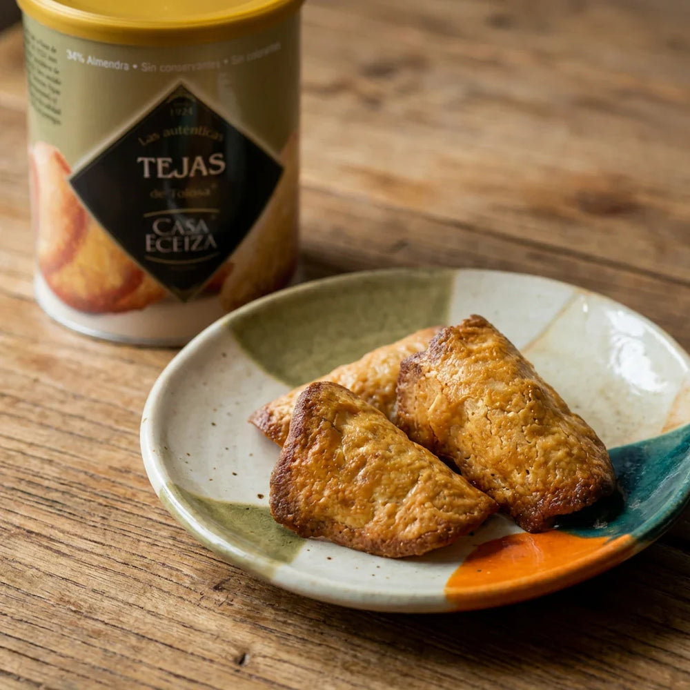 Tejas crujientes ideales para café y sobremesa