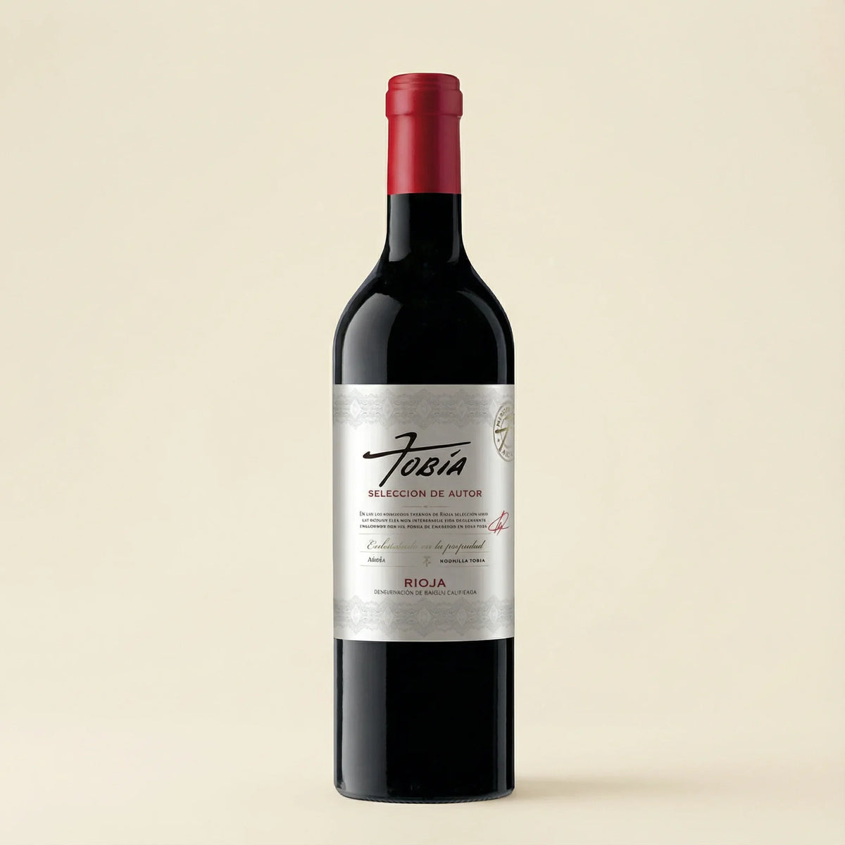 Tobía Selección de Autor vino tinto 2021 Rioja elegante