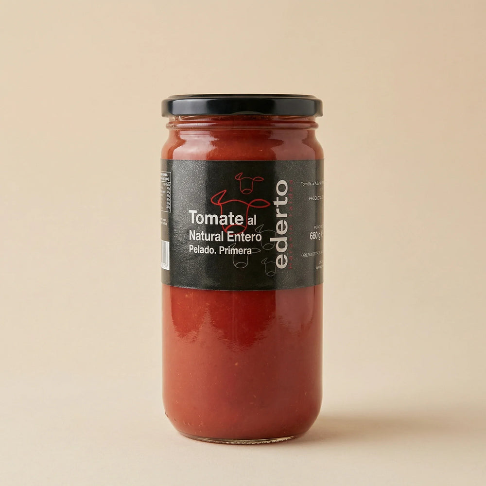 Tomate natural entero pelado navarro 660 g elaboración tradicional
