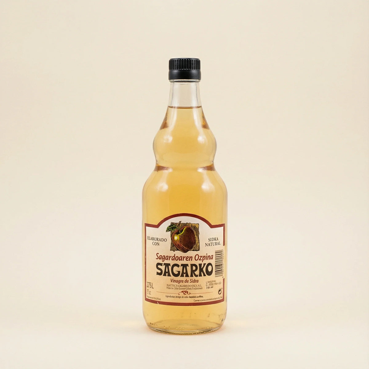 Vinagre de sidra natural Isastegi elaborado con sidra vasca