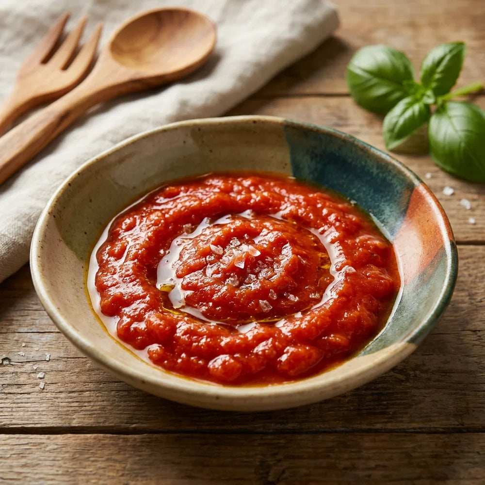 Tomate frito artesanal con receta tradicional y sabor auténtico